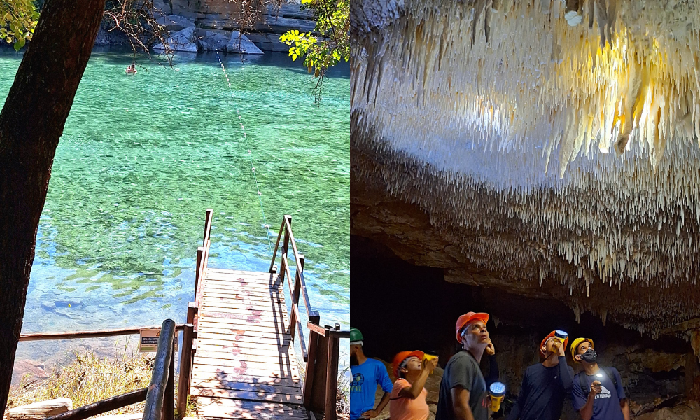 Pratinha e Gruta da Fumaça